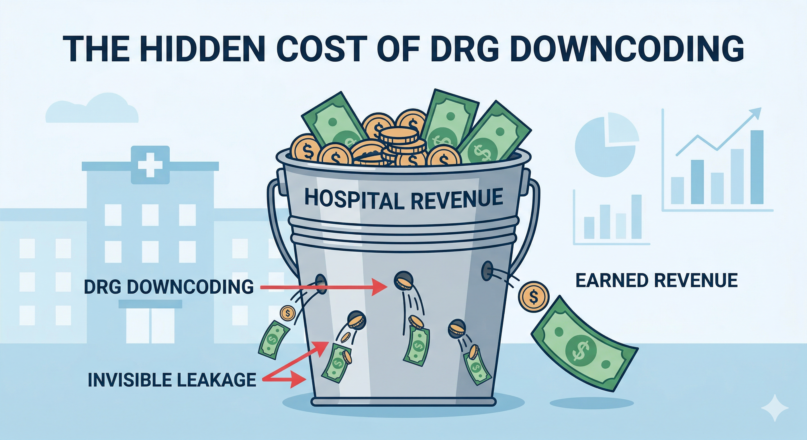 The Real Cost of DRG Downcoding: Is Your Hospital Missing Out on Earned Revenue?